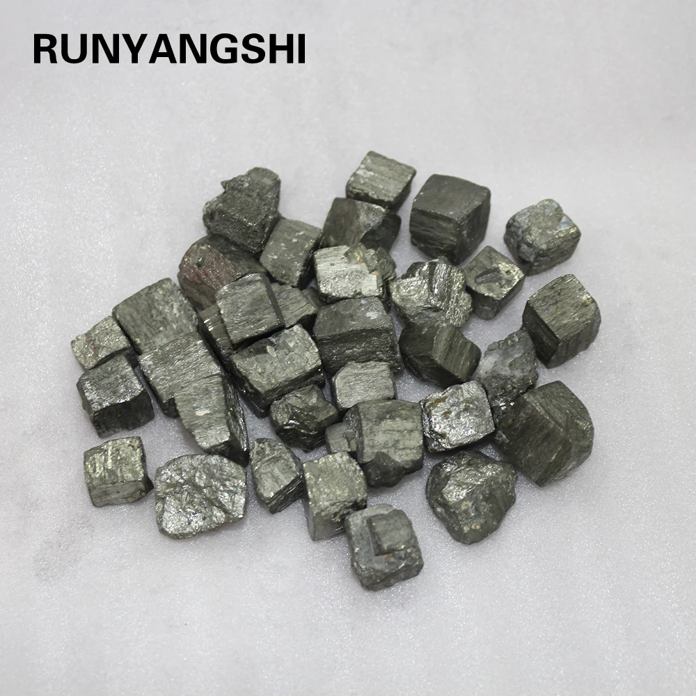 

50g 2 Size Natural Irregular Pyrite Chalcopyrite Mineral Crystal Gemstone Stone Stones and Crystals