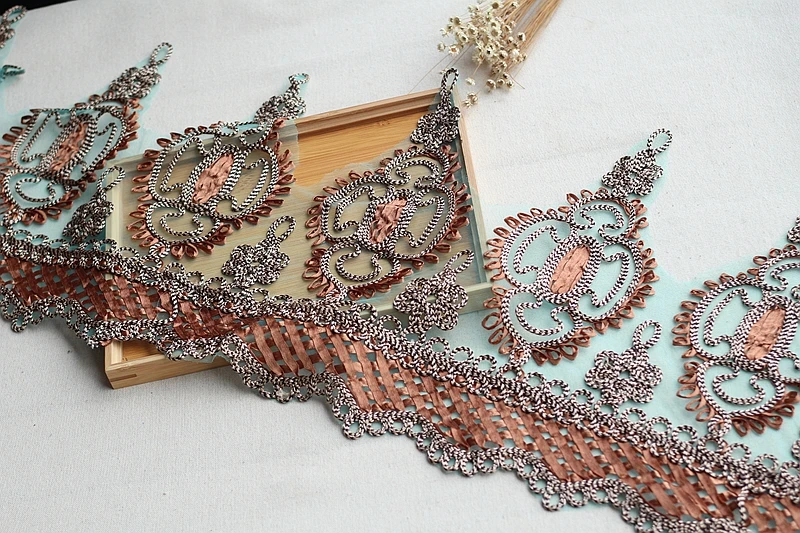 5 цветов кружевная отделка Высококачественная свадебная Вышитое Ретро кружево