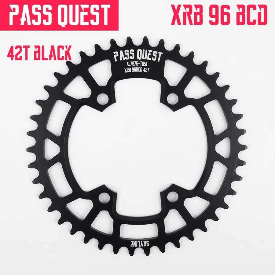 PASS QUEST 96BCD MTB велосипедная цепь узкий широкий велосипедный шатун 34-48t для 11