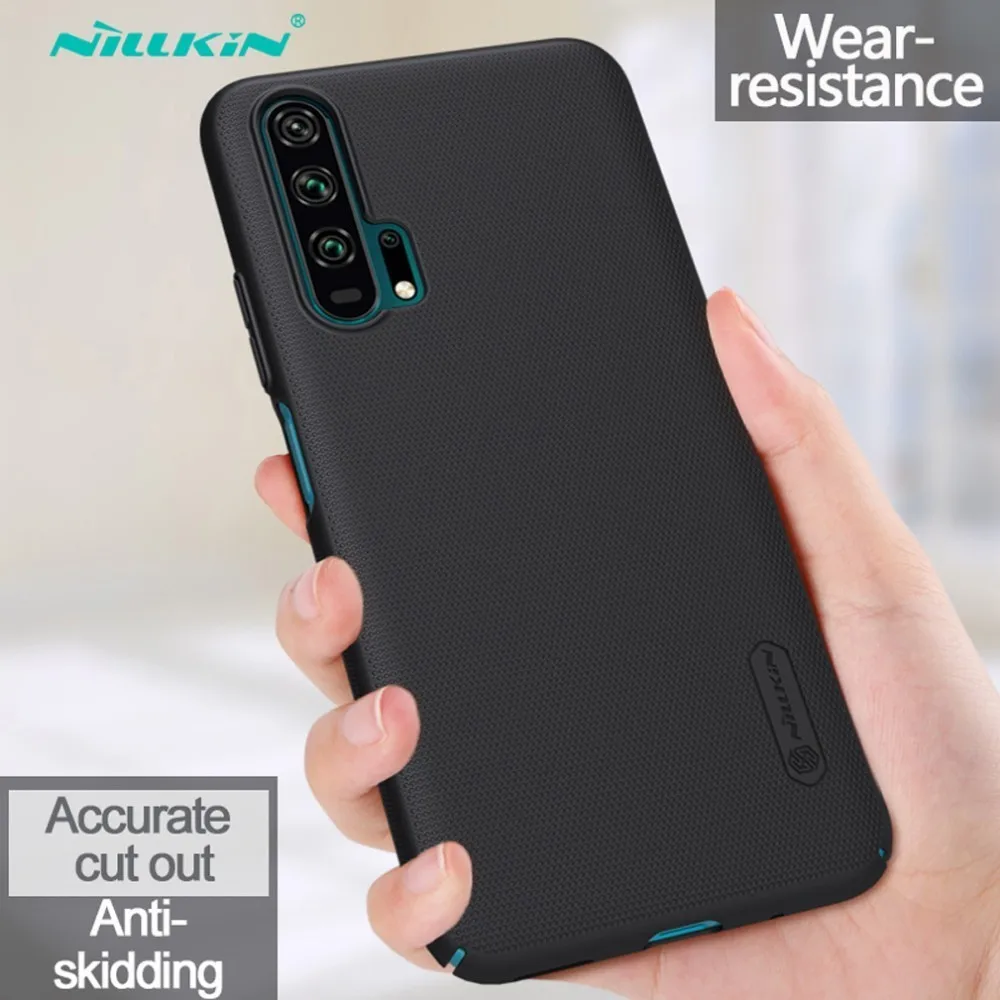 Black Для huawei Honor 20s чехол для глобальной версии Nillkin супер матовый защитный жесткий чехол из поликарбоната чехол для huawei Honor 20 Pro Чехол для телефона - Цвет: Black