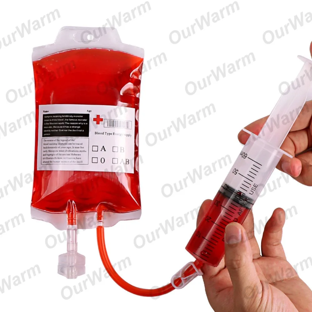 OurWarm 10 шт. вампиры многоразовые кровяные мешки контейнер для сока колы вина пакет