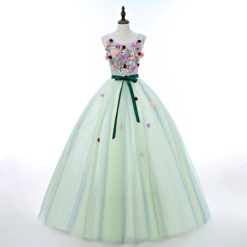 Женское платье ручной работы He's Bride бальное до пола с цветочным принтом