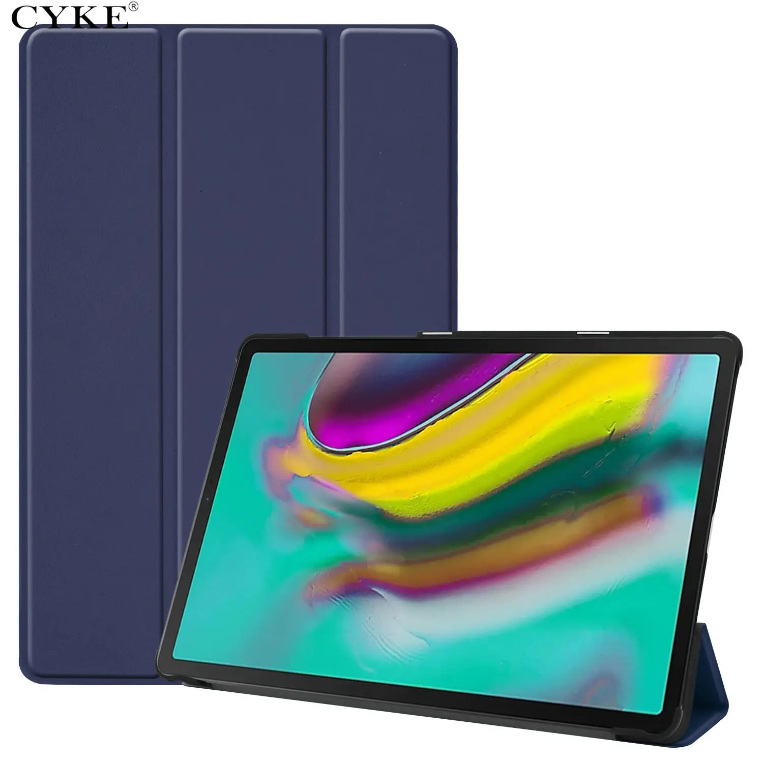 T720-Blue Ультратонкий Магнитный откидной Чехол-подставка с откидной крышкой для samsung Galaxy Tab S5E 10,5 SM-T720 T725 смарт-крышка для samsung T720 T725 - Цвет: T720-Blue