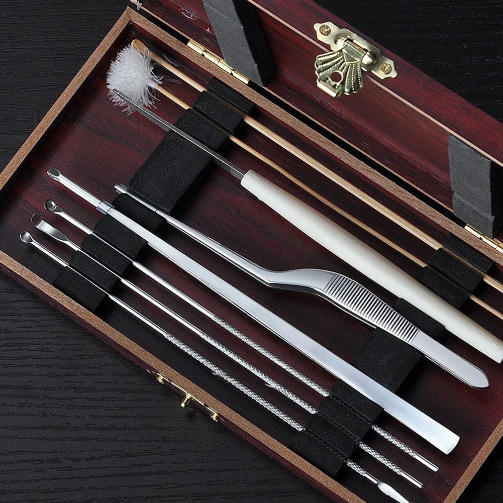 8 шт Ухо Набор для чистки Уход Инструмент ухо Палочки средство длоя удаления