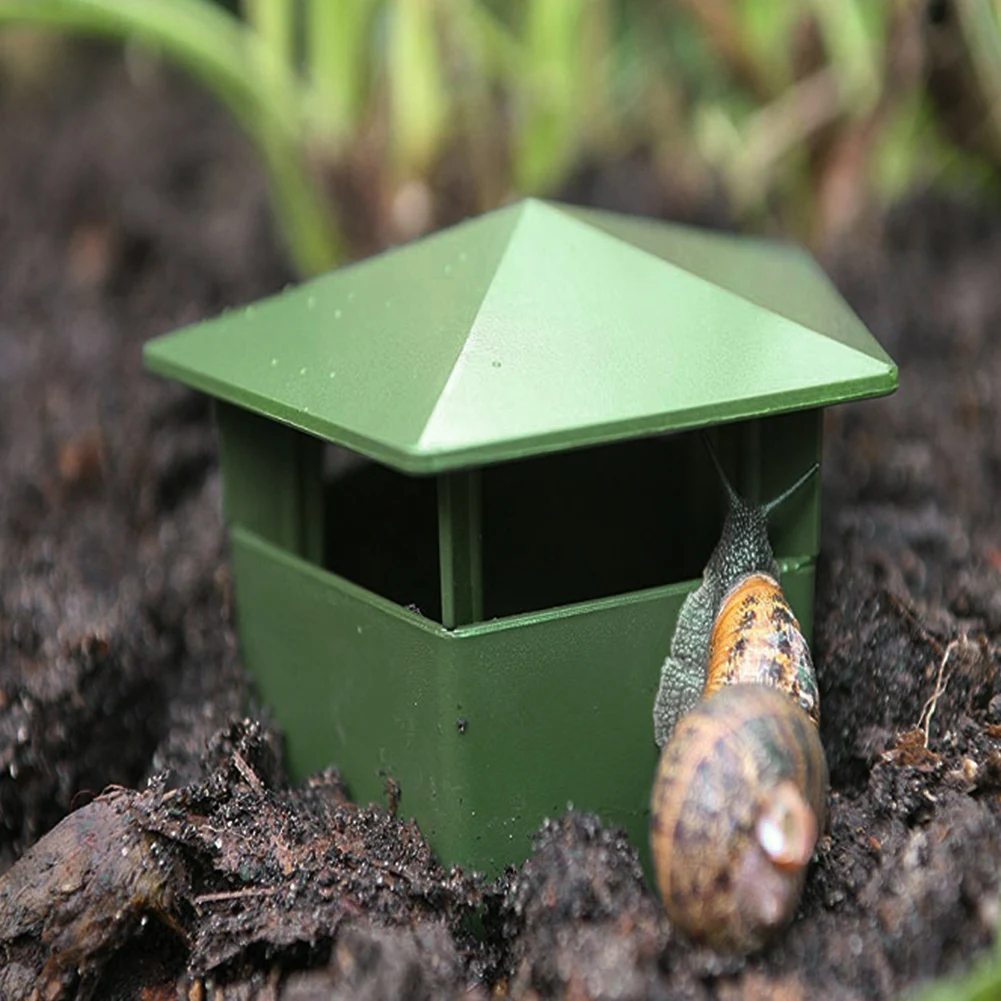 Экологичная ловушка для улитки коробка Slug Catcher прозрачная ферма протектор Leech