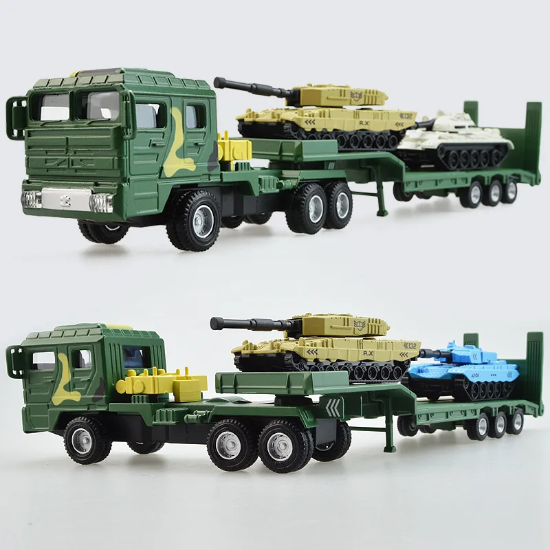 1:64 High Simulation Military Model Alloy Carrier Tank Car Toy Box Gift free shipping | Игрушки и хобби