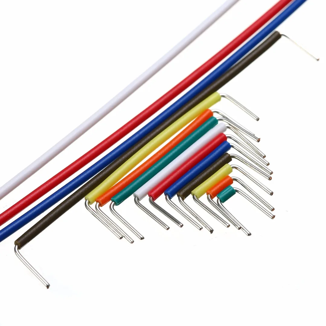 140 шт./компл. паяльная макетная плата Jumper 22 AWG 14 Длинные Твердые U-образные провода