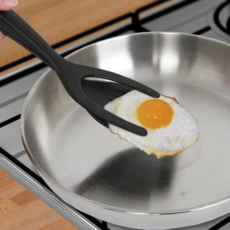 

Grip and Flip Egg Pancake Spatula Silicone French Toast Omelet Making Kitchens