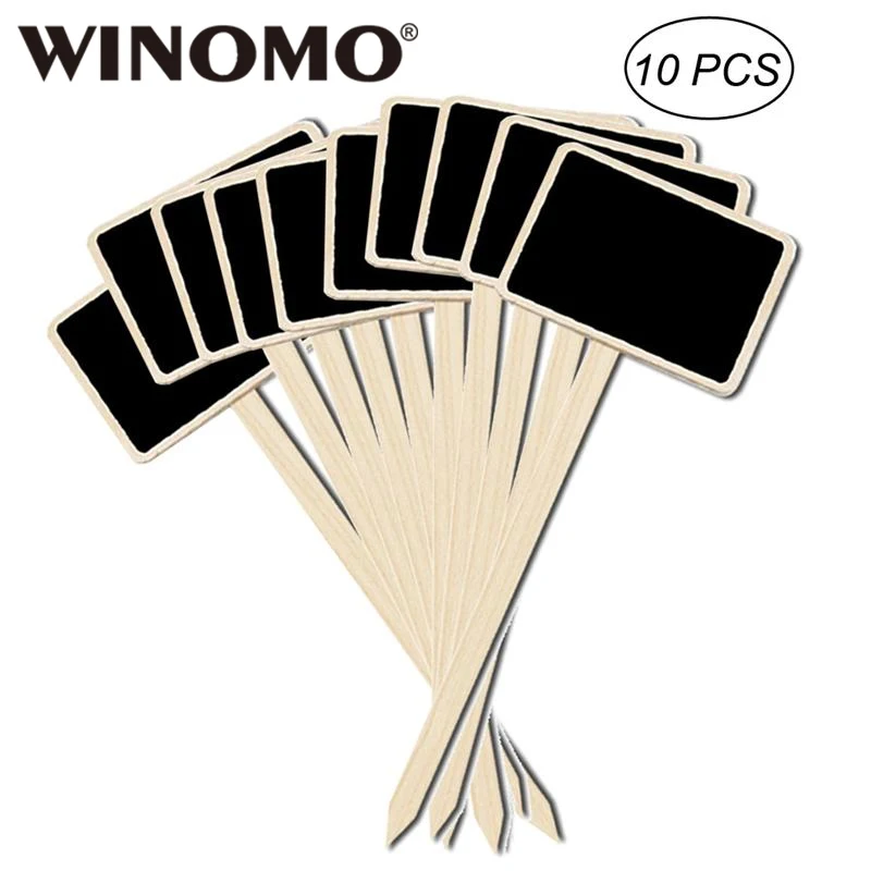 WINOMO 10 шт. ярлыки завода прочный мини деревянной доске креативная рабочая доска