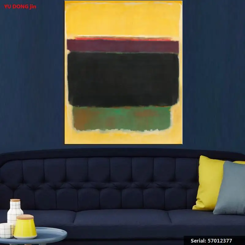 Классическая картина маслом Mark Rothko Still life рисование искусство спрей холст без