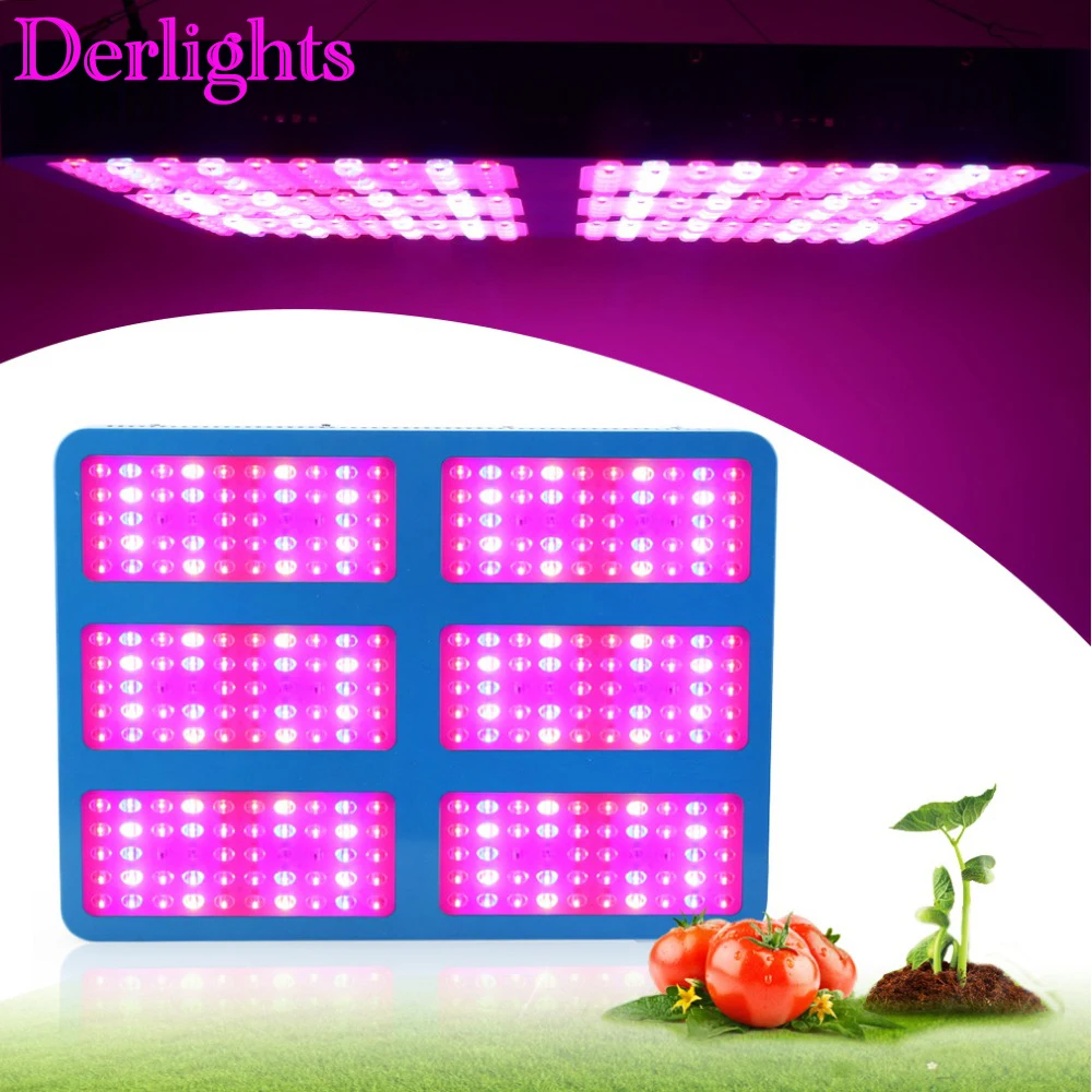 

Full Specturm LED Plant Grow Light 1000W 2000W 3000W 10W Chips Plant Lamp Red Blue White UV IR For Hydroponics Indoor greenhouse