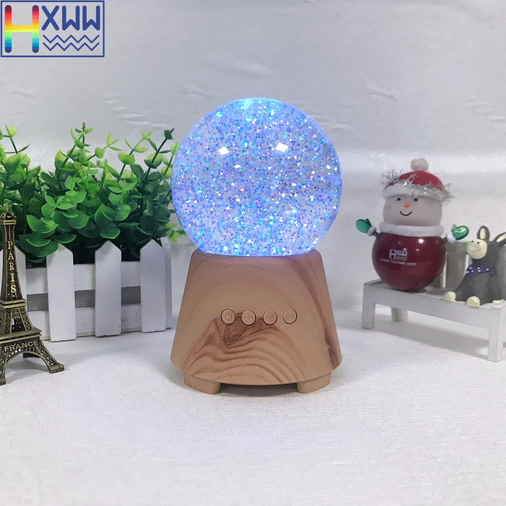 Фото HXWW Colored LED light crystal ball Bluetooth wireless speaker support TF card and Aux in play Электроника HXWW Colored LED light crystal ball Bluetooth wireless speaker support TF card and Aux in play Электроника
