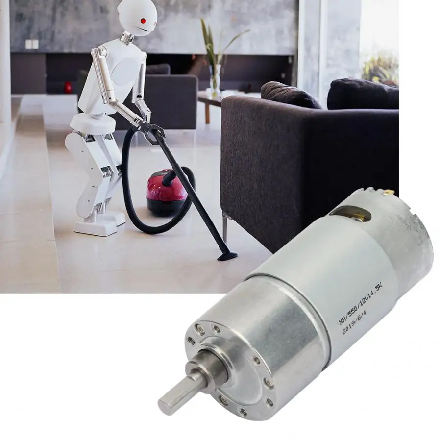 12V мотор редуктор постоянного тока для снижения скорости двигателя Большой
