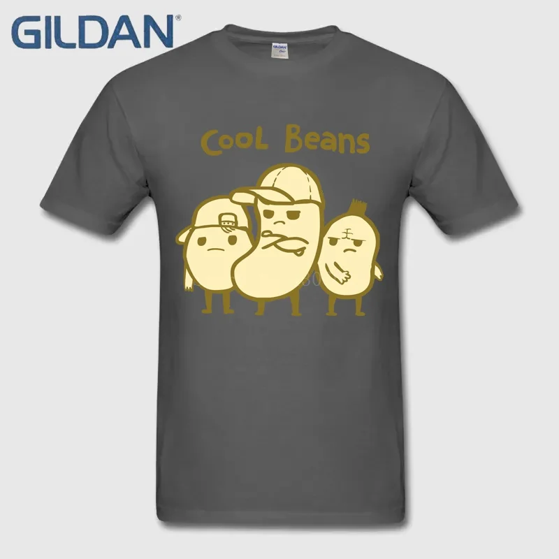 Футболки Cool Beans футболка Стандартный бедра черный с круглым вырезом игра хлопок