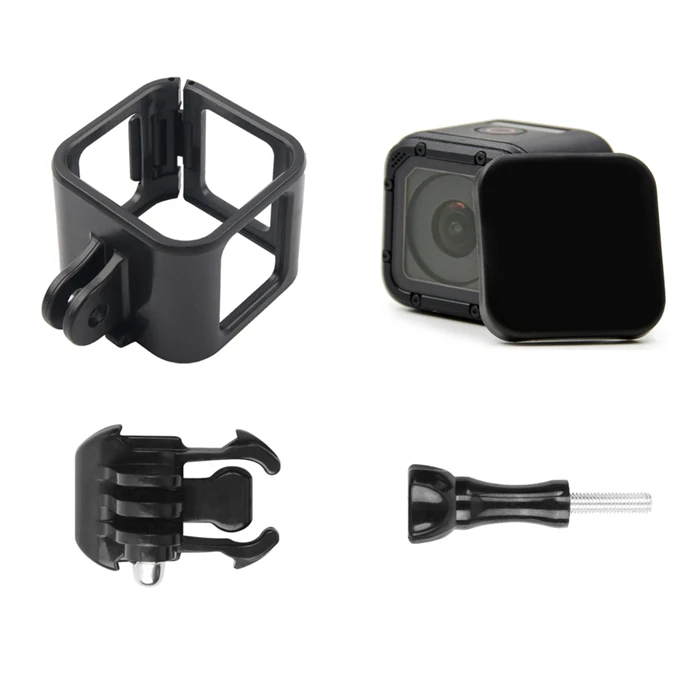 Белый цвет Для Go pro Hero 4/5 Session 5S 4S крышка объектива Крышка корпуса чехол и стандартная рамка чехол крепление защитная оболочка Крышка - Цвет: Белый цвет