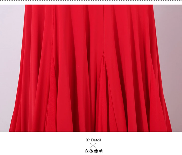 Дамы Современный вальс Стандартный Костюмы для фламенко черный синий красный бальных танцев Юбки страна ИСПАНИЯ платье профессиональные юбки женские платья 7 цветов