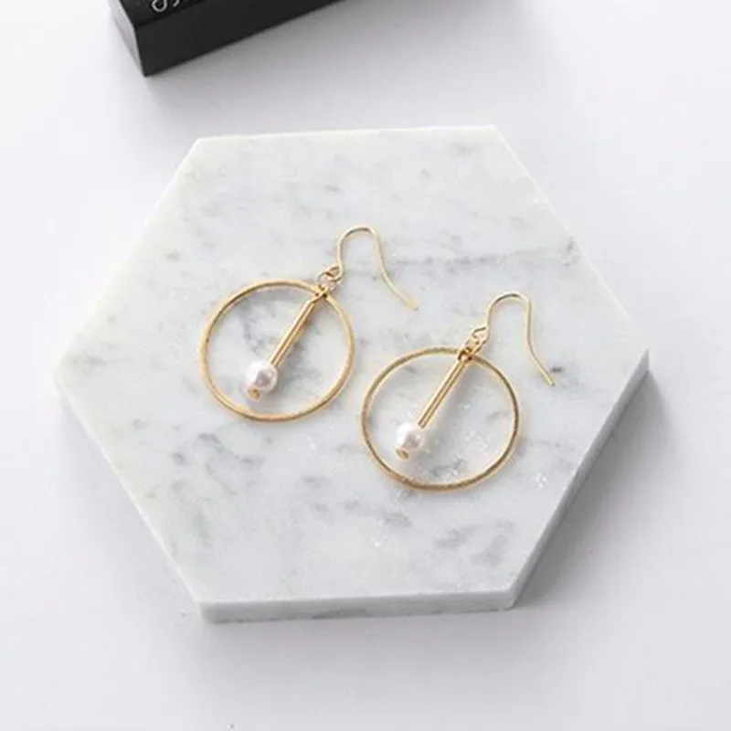 Новинка 2022 недорогие элегантные серьги-гвоздики с имитацией жемчуга для женщин и