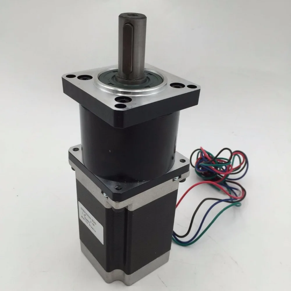 Фото Nema23 Планетарная коробка передач соотношение 50: 1 L56mm шаговый двигатель 55Nm 3A 4 Nema23 Планетарная коробка передач соотношение 50: 1 L56mm шаговый двигатель 55Nm 3A 4