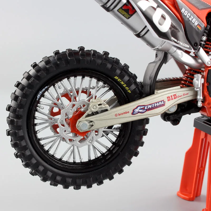 1/12 весы 2012 KTM 250 SX-F № 70 racer Кен Роксен напитка red bull от производителя мотоцикла dirt bike игрушечные машинки модели Enduro