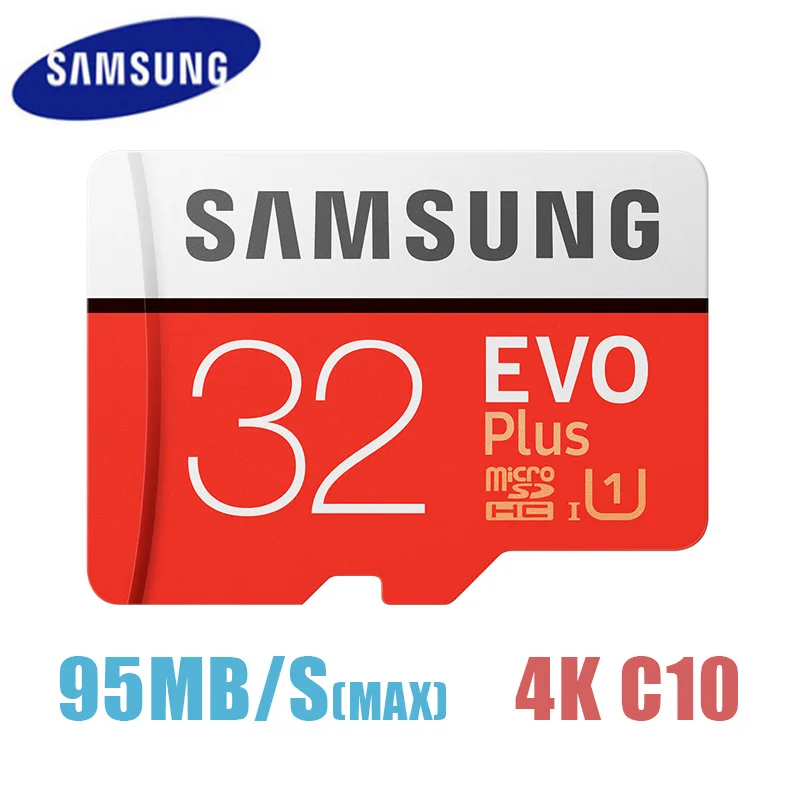 SAMSUNG карта памяти Micro SD 256 ГБ 128 Гб 64 32 оперативной 16 встроенной EVO Plus карты слот для