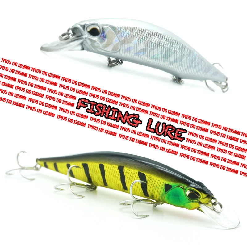 Thritop Новые Воблеры Искусственная Приманка Carp 135мм 17г TP075 Жесткие Воблеры Джеркбейт Рыболовные Минноу Снасти