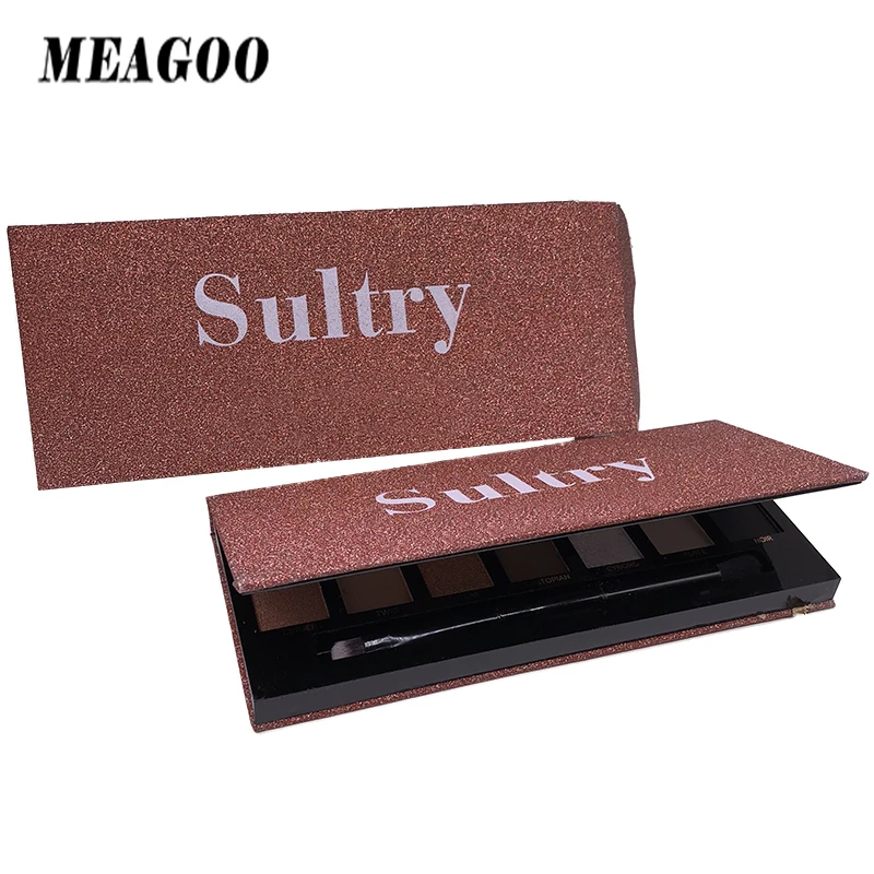 MEAGOO тени для век Pallete блеск макияж дымчатый матовые Paleta de sombra брендовая палитра