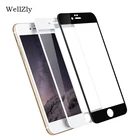 WellZly 3D Изогнутые края для iphone 6s 8 plus полное покрытие закаленное стекло для iphone 7 S 6 6S 8 Plus Премиум экран утолщенное стекло