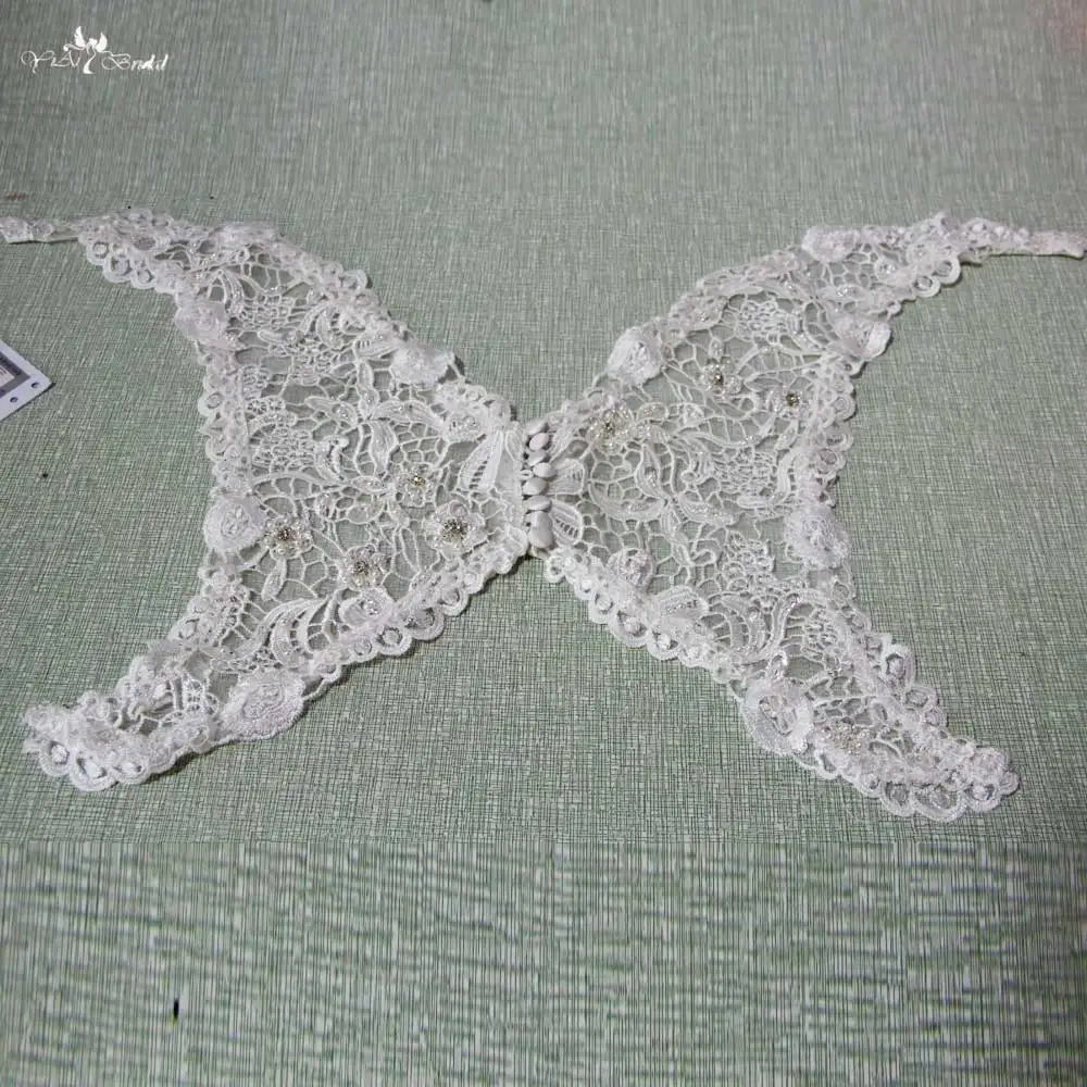 RSJ25 съемный кружевной болеро с открытыми плечами жемчужные плечевые ремни