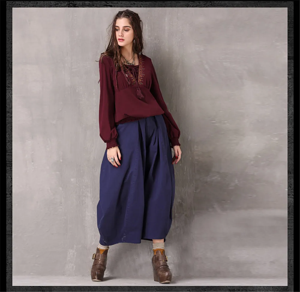 Винтажная футболка с кисточками Женская Boho новая хлопковая Футболка спандекс Топы квадратная вышивка, рукав-фонарик свободные женские футболки