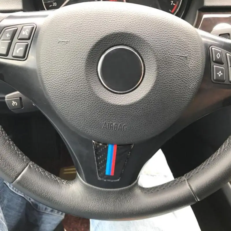 Vodok для BMW E90 интерьерные наклейки на руль автомобиля из углеродного волокна