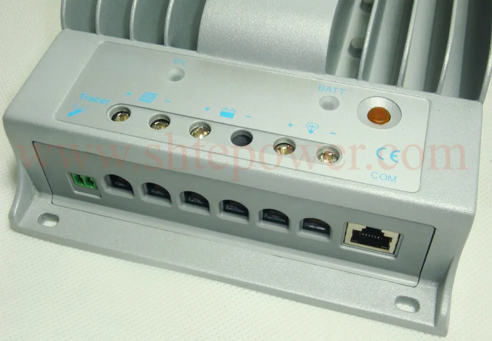 12v 24v автоматическая работа 20Amp mppt регулятор солнечного заряда Tracer2215BN Макс PV Voc 150v
