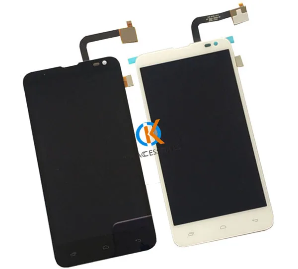 

Black White Color For Fly EVO Tech 4 IQ4514 LCD display + Touch Screen Digitizer New Replacement With Tape 1PC/Lot