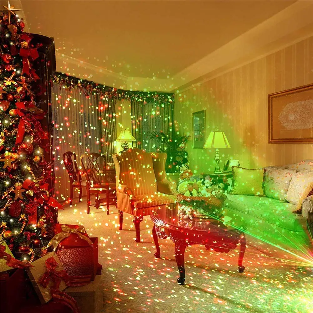 IP65 Водонепроницаемый Звездный проектор Лазерный Рождественский свет Наружный