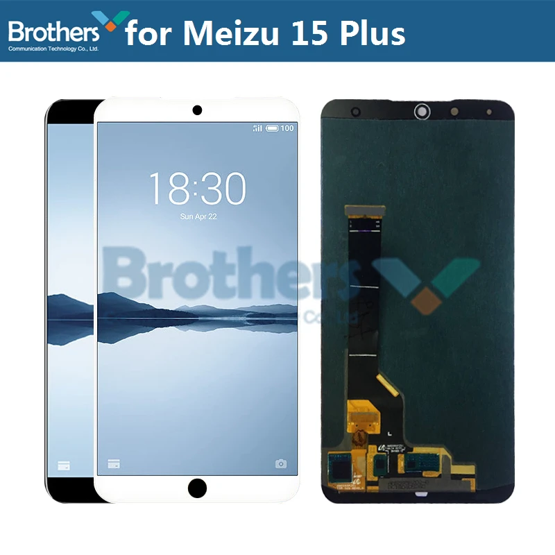 ЖК-экран для Meizu 15 Plus ЖК-дисплей сенсорный экран дигитайзер оригинальный в сборе