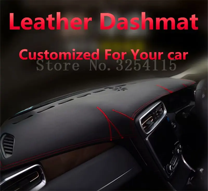 Для Nissan Evalia NV200 2010 2011 2012 2013 кожа приборной панели крышки автомобиля тире коврик от солнца Пользовательские RHD