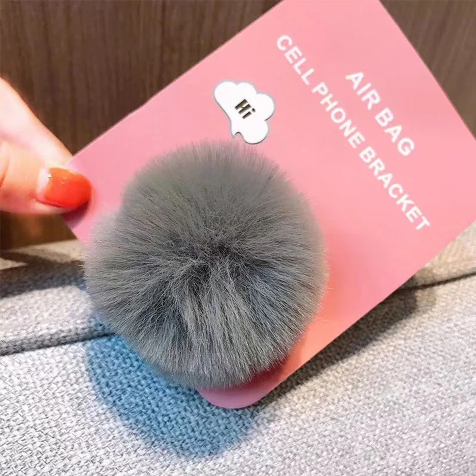 

ALALEI Univeral Lazy Mobile Phone Holder Stand Accessory Cute Plush Colorful Adjustable Cellphone Tablet Desktop Holder