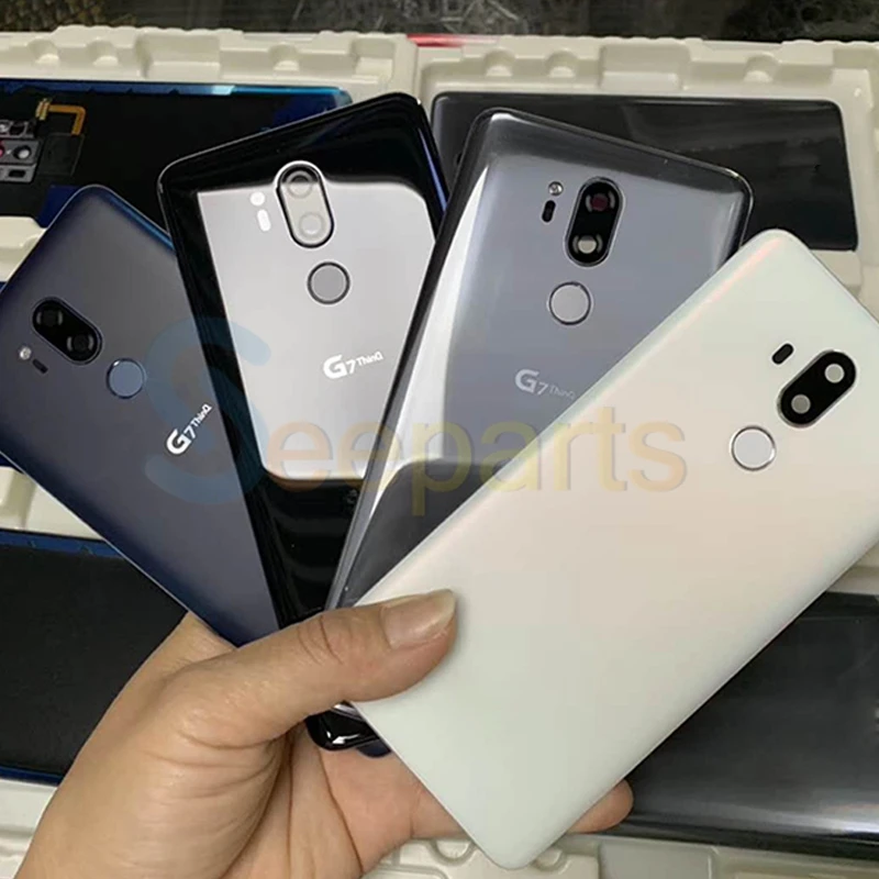 Новинка для LG G7 ThinQ крышка батареи задняя крышка корпус стекло задняя крышка для LG G7 ThinQ G710 G710EM G710PM запасные части