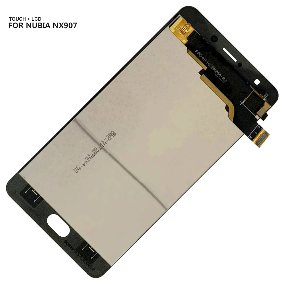 ЖК дисплей 5 дюйма для ZTE Nubia M2 Play NX907J кодирующий преобразователь сенсорного