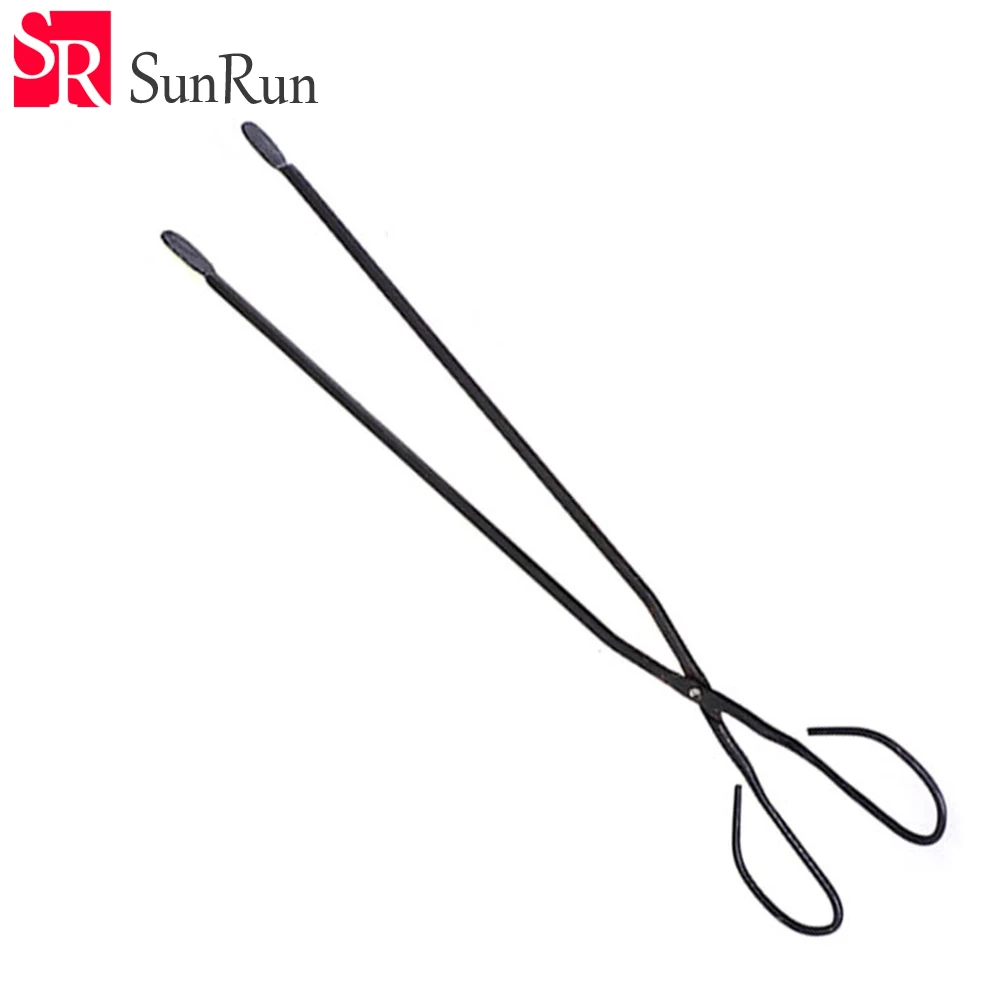 Домашние щипцы для пожара Плоские с длинной ручкой сбора мусора ручные железные