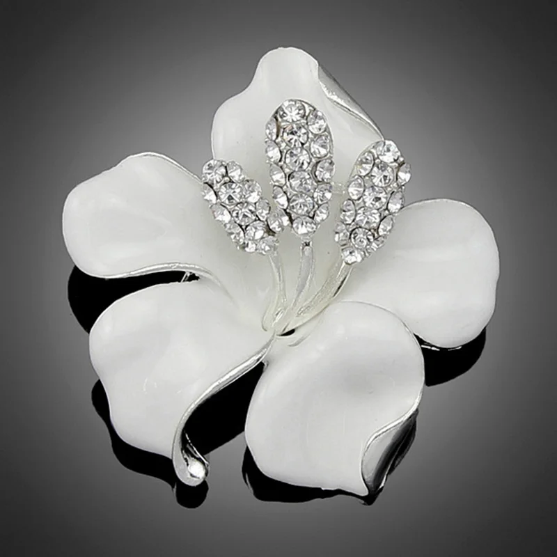 Nice New Colorful Cute Rhinestone Crystal Flower Brooch Pin Charm Women Gift | Украшения и аксессуары