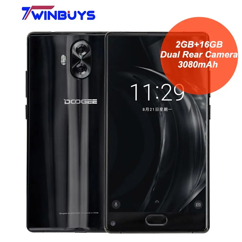 DOOGEE MIX Lite смартфон с двойной камерой 5 2 ''безрамный четырехъядерный процессор