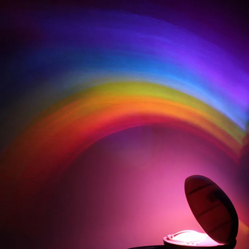 

3 Modes RGB LED Lamp Colorful Led Creative Night Light Egg Shaped Rainbow Projector Light Romantic Magic Children Bedroom Decor