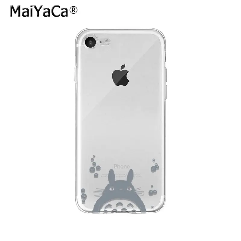 MaiYaCa Studio Ghibli totoro Ponyo унесенный спиралью ТПУ мягкий чехол для телефона iPhone X XS MAX 6 6s 7 7plus 8 8Plus 5 5S SE XR