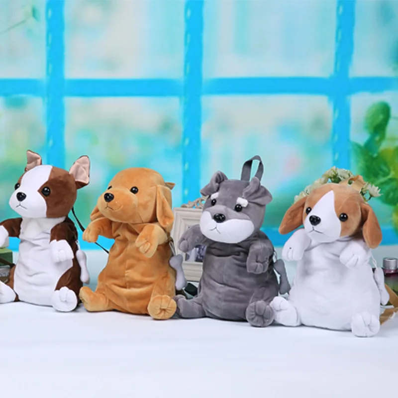 Милый детский рюкзак с мультяшным щенком и собаками плюшевый 3d для мальчиков