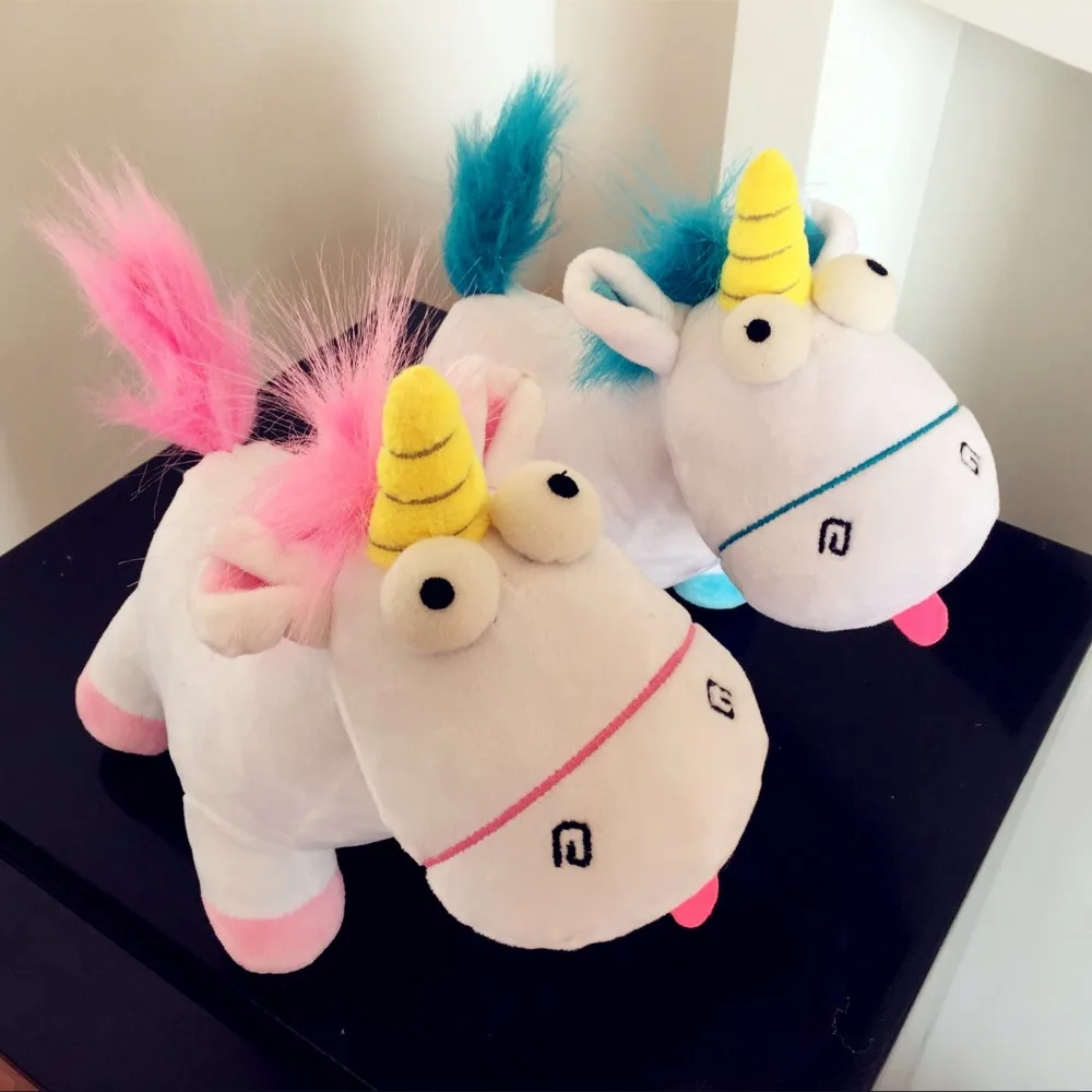 

2colors Film Agnes Pet Doll Plush Unicorn Horse Lucky Stuffed Animals Child Toys Birthday Christmas Xams Gift Lovely Pillow