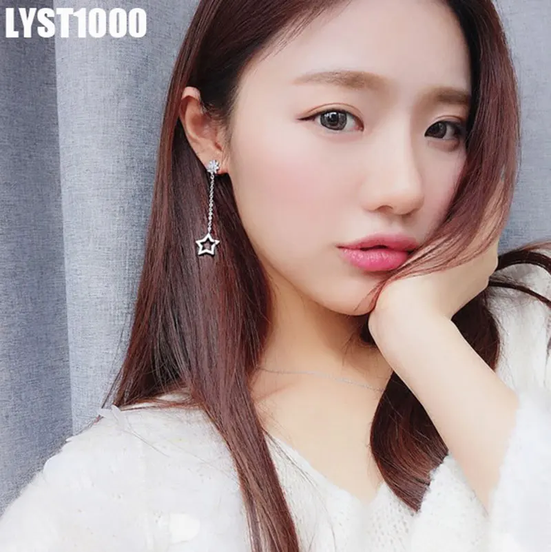 LYST1000 акция модные ювелирные изделия Corea серьги гвоздики из стерлингового серебра