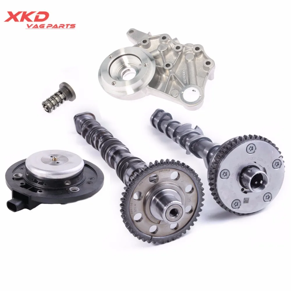 Распределительный вал впускного и выпускного отверстия с кронштейном для A udi A4 A5