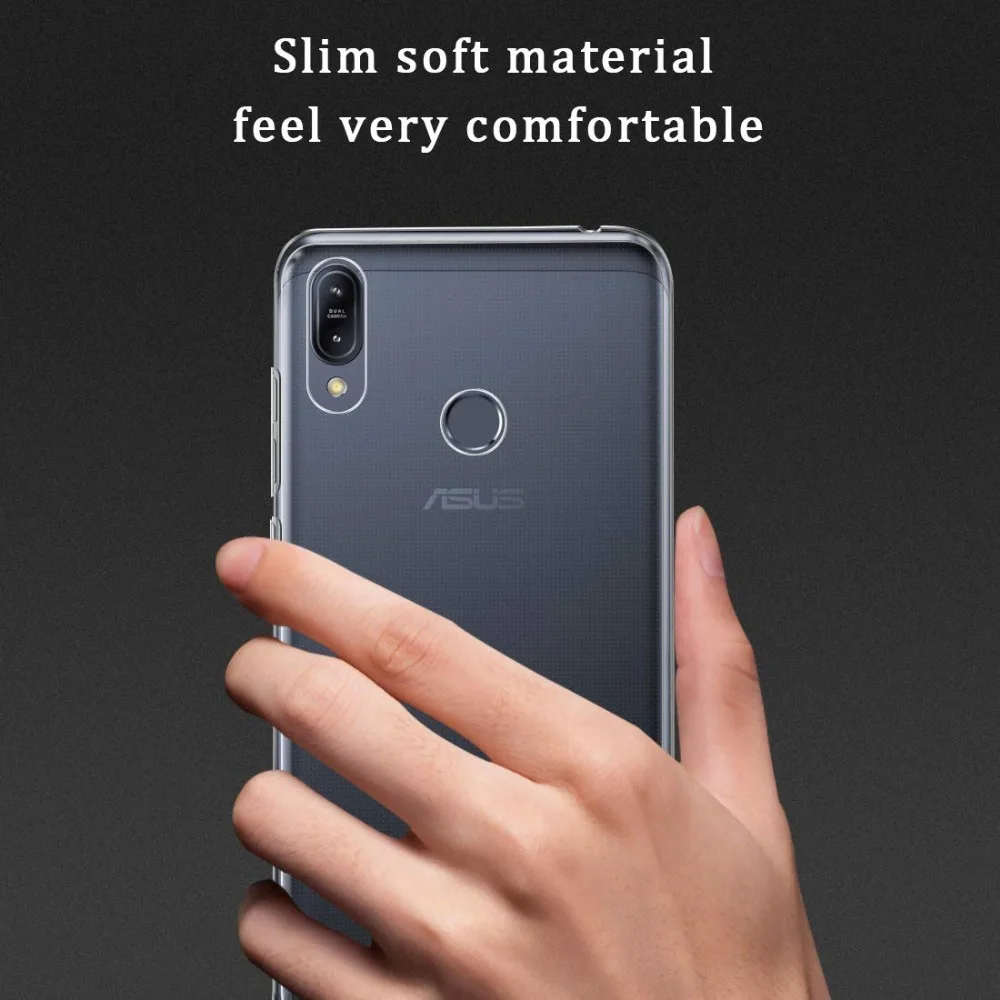 Asus Zenfone Max Pro M2 ZB631KL силиконовый прозрачный Футляр задняя крышка чехол для телефона