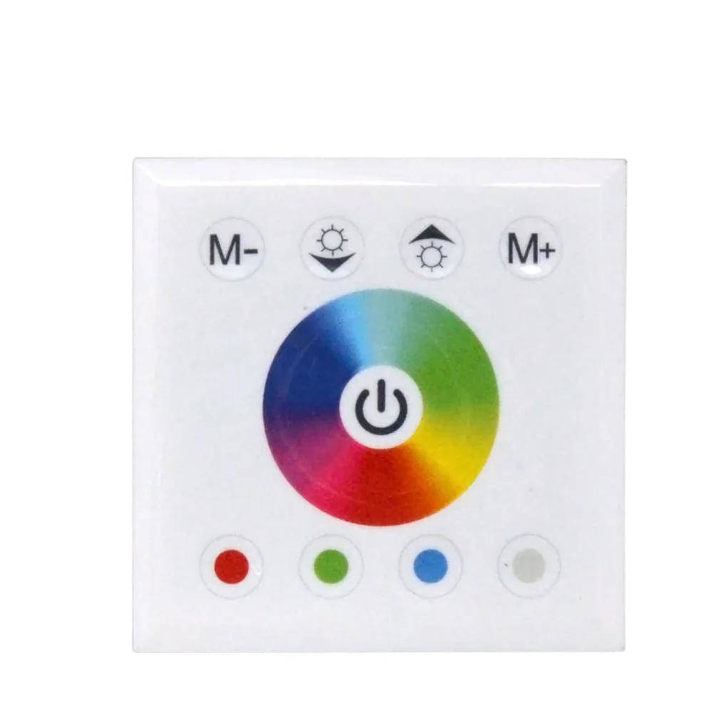 DC12V 4A * 4CH RGB RGBW панель из закаленного стекла цифровой сенсорный экран диммер