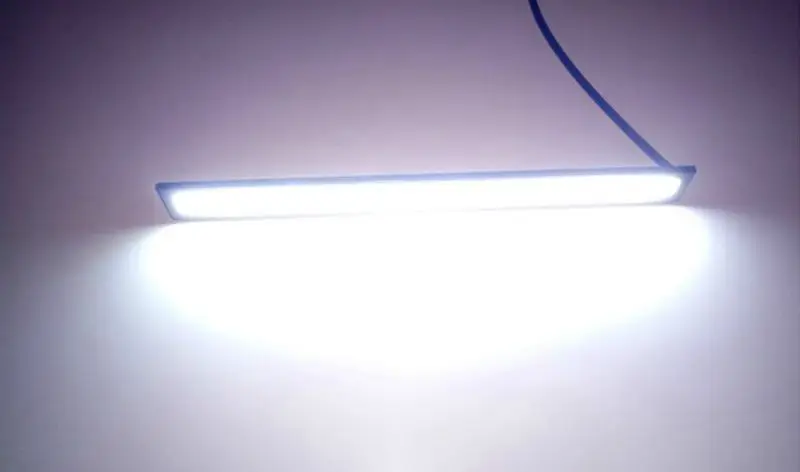 1 шт. 17 см COB DRL светодиодный дневные ходовые огни авто лампы внешнего освещения для универсальной машины водонепроницаемый автомобильный Стайлинг светодиодный DRL лампа